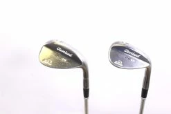 Front Page 8 Cleveland CG15 Satin Chrome Wedge Set 56*,60* RH Cleveland Wedge Flex