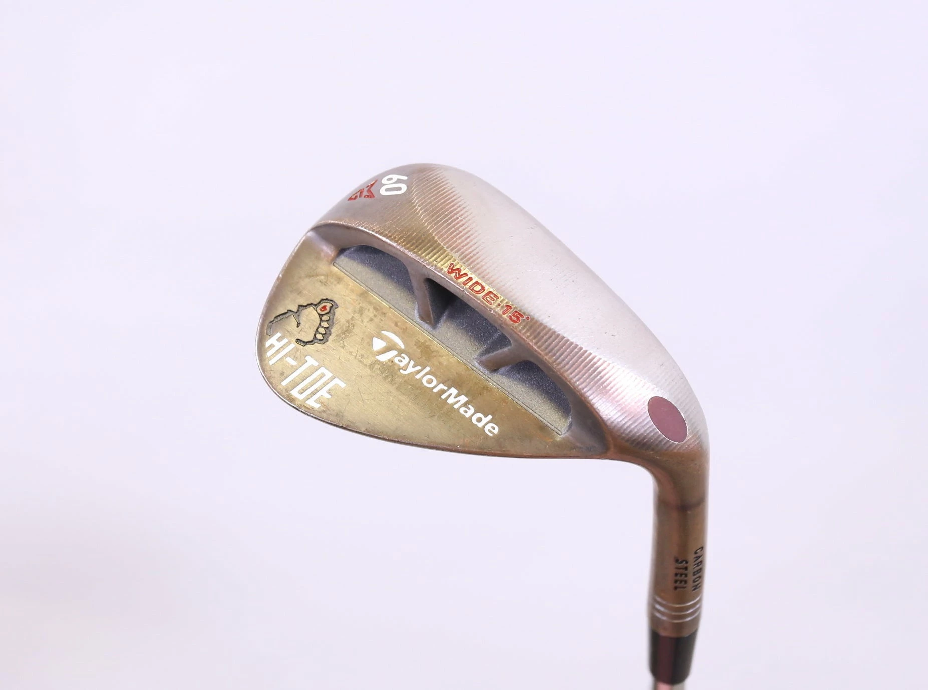 TaylorMade HiToe Big Foot 60* Wedge 15* Bounce RH 34.75 In KBS Steel Wedge Flex 3 TaylorMade HiToe Big Foot 60* Wedge 15* Bounce RH 34.75 In KBS Steel Wedge Flex