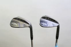 Callaway JAWS Full Toe Black 56*, 60* Wedge Set RH -0.25 In Steel Stiff Flex