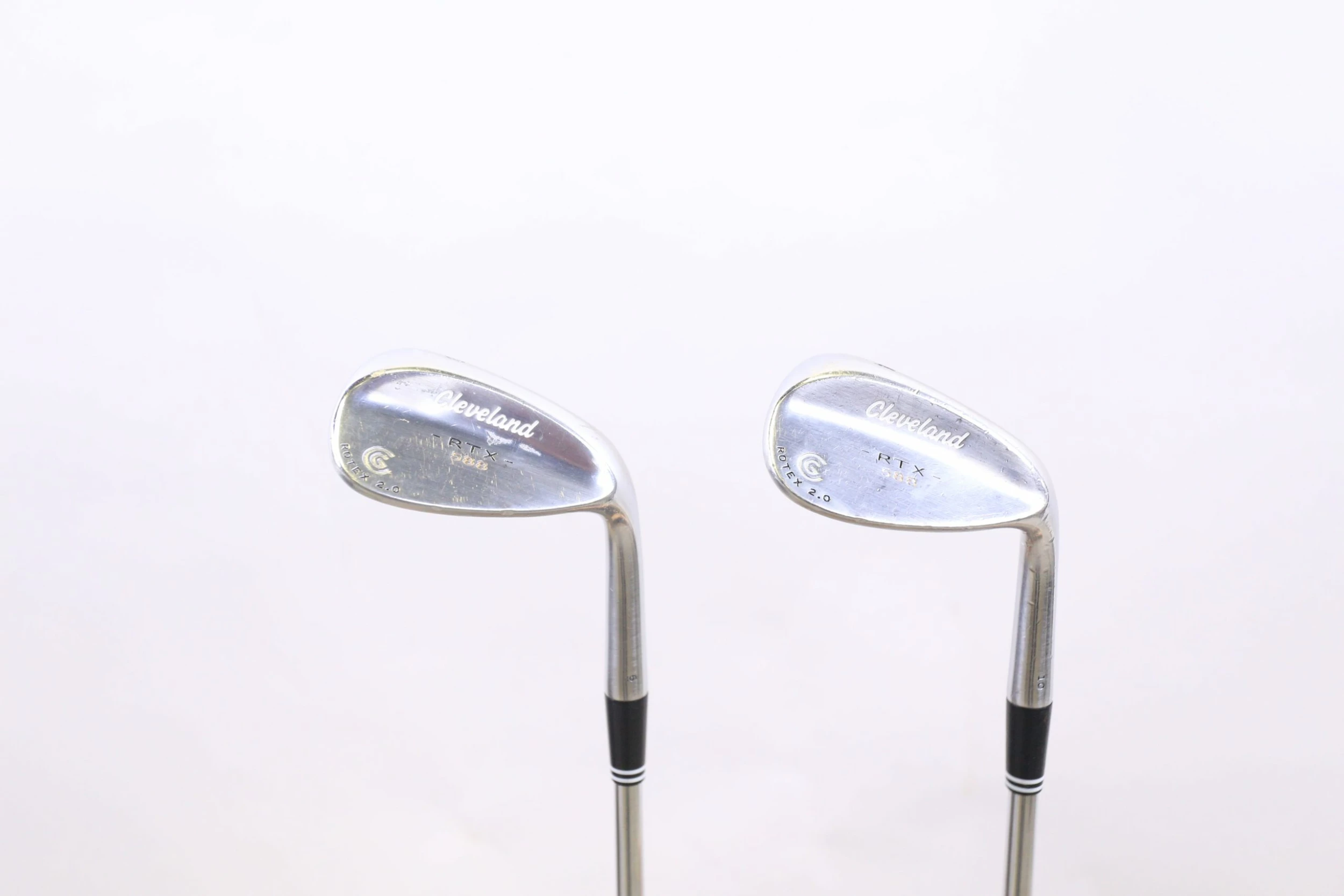 Cleveland 588 RTX 2.0 Blade Satin 54* & 58* Wedge Set RH Steel Shafts Wedge Flex 3 Cleveland 588 RTX 2.0 Blade Satin 54* & 58* Wedge Set RH Steel Shafts Wedge Flex