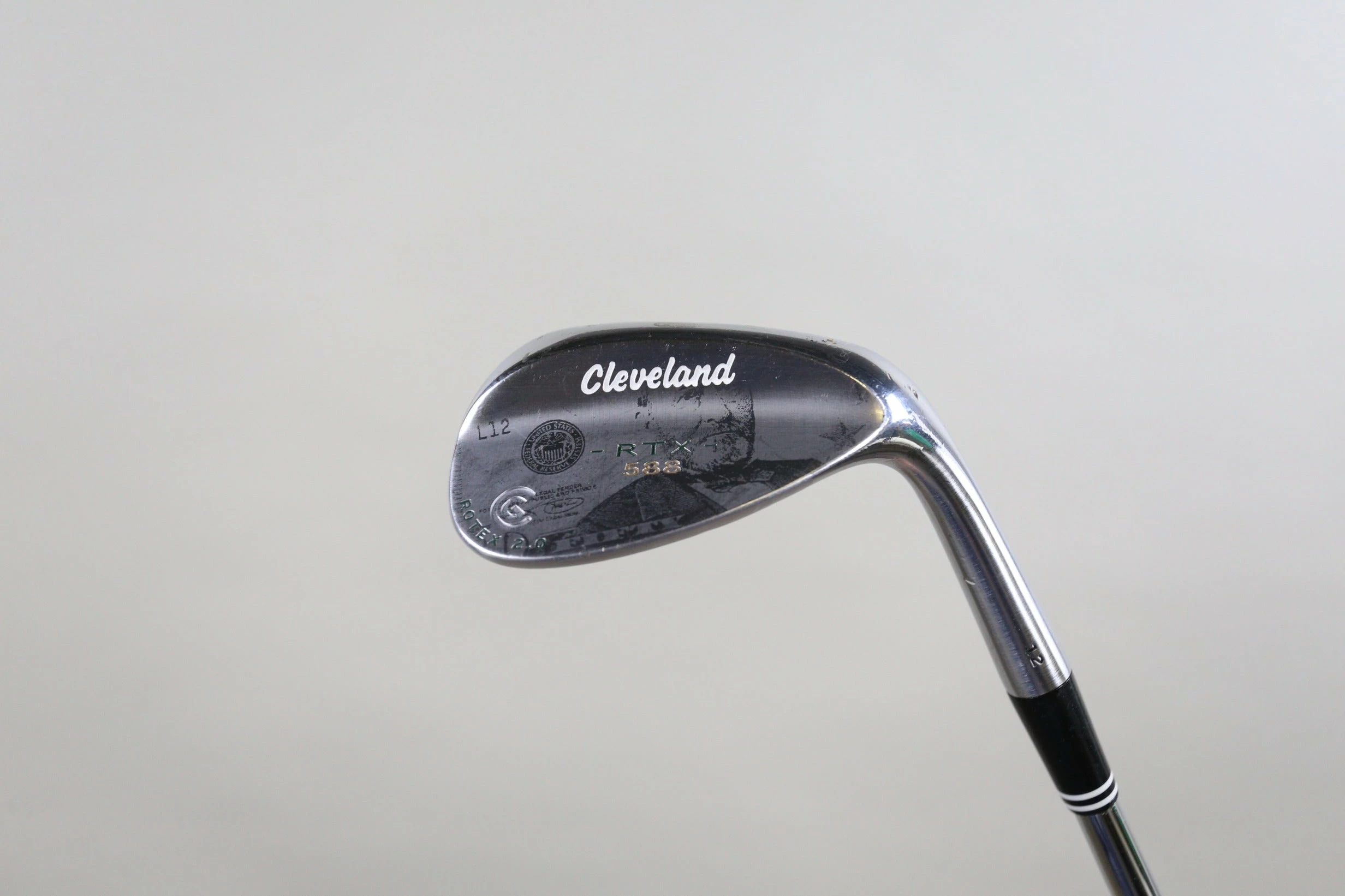 Cleveland 588 RTX 2.0 Satin Grant Sand Wedge 56* RH 35 In Steel Shaft Stiff Flex 3 Cleveland 588 RTX 2.0 Satin Grant Sand Wedge 56* RH 35 In Steel Shaft Stiff Flex