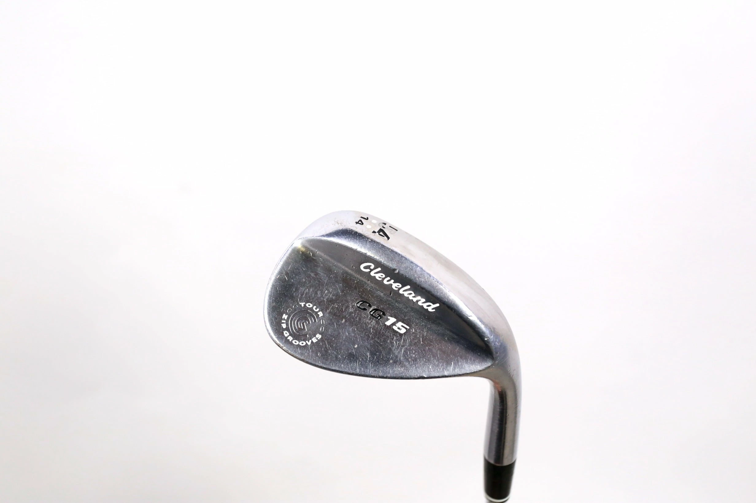 Cleveland CG15 Tour Zip Satin Chrome 54* Wedge RH 36.5 In 14* Steel Wedge Flex 3 Cleveland CG15 Tour Zip Satin Chrome 54* Wedge RH 36.5 In 14* Steel Wedge Flex