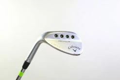 LEFTY Callaway MD3 Milled Chrome C Grind 56* Wedge 35 In Steel Shaft Stiff Flex