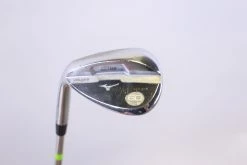LEFTY Mizuno S18 White Satin 60* Wedge 35.5 In Project X Steel Stiff Flex