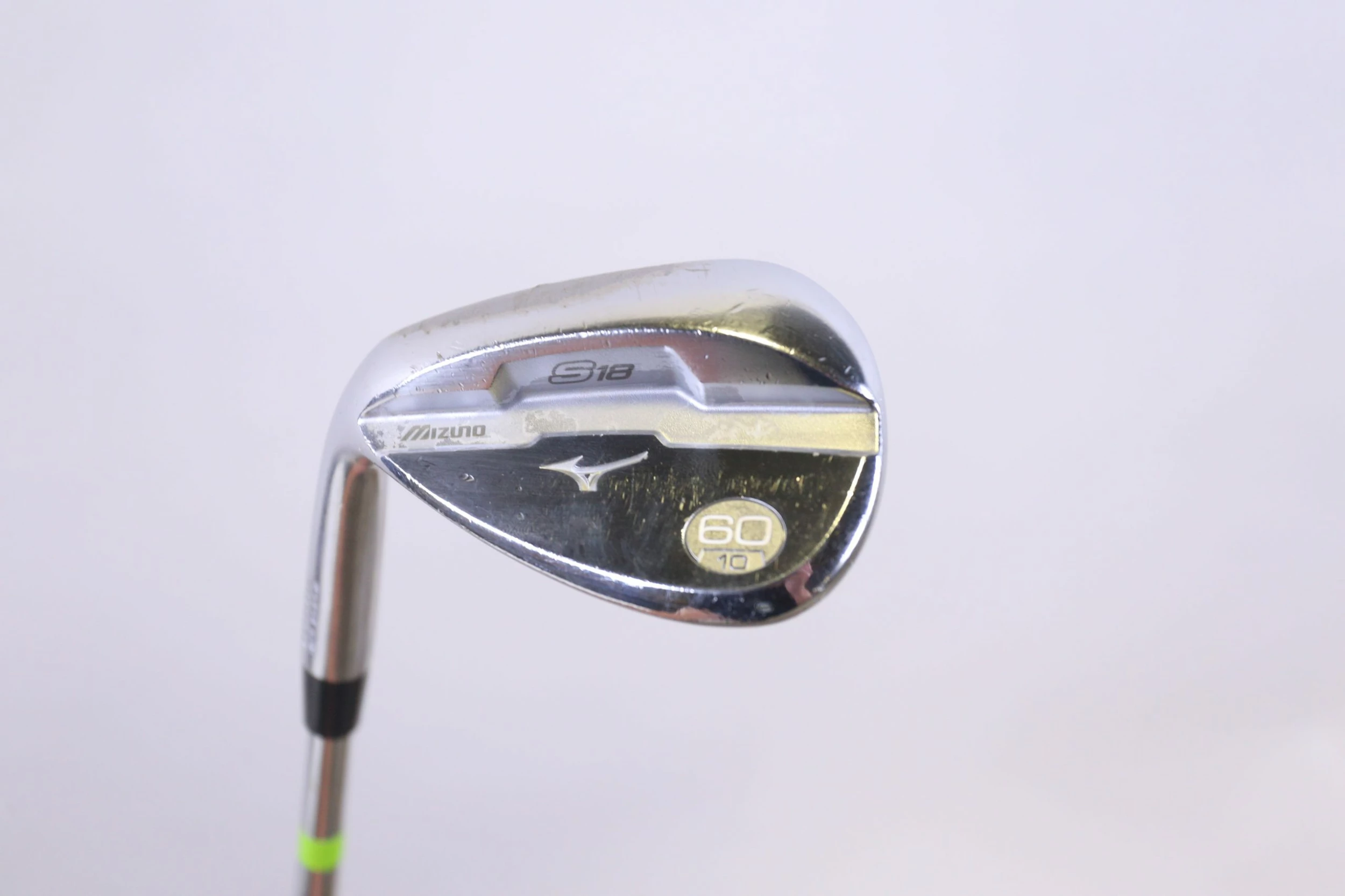 LEFTY Mizuno S18 White Satin 60* Wedge 35.5 In Project X Steel Stiff Flex 3 LEFTY Mizuno S18 White Satin 60* Wedge 35.5 In Project X Steel Stiff Flex