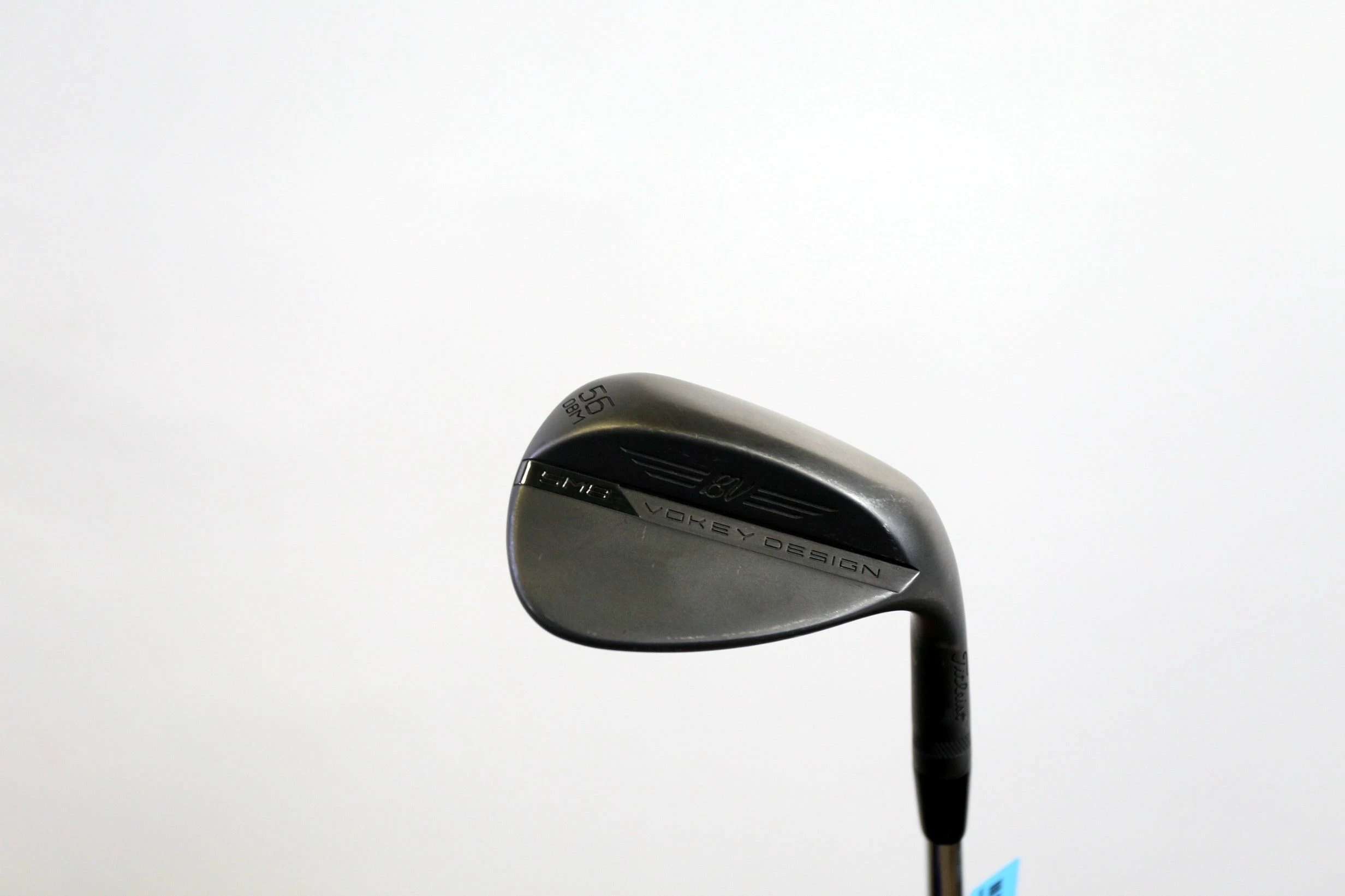 Titleist Vokey SM8 Jet Black M Grind 56* Wedge RH 35 In 8* Steel Wedge Flex 3 Titleist Vokey SM8 Jet Black M Grind 56* Wedge RH 35 In 8* Steel Wedge Flex