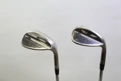 Front Page 12 Titleist Vokey SM8 Brushed Steel 56*, 60* Wedge Set RH Steel Shaft Stiff