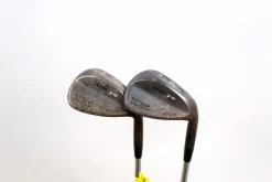 Mizuno MP T-10 Black Satin 52*, 56* Wedge Set RH True Temper Steel Shaft Stiff