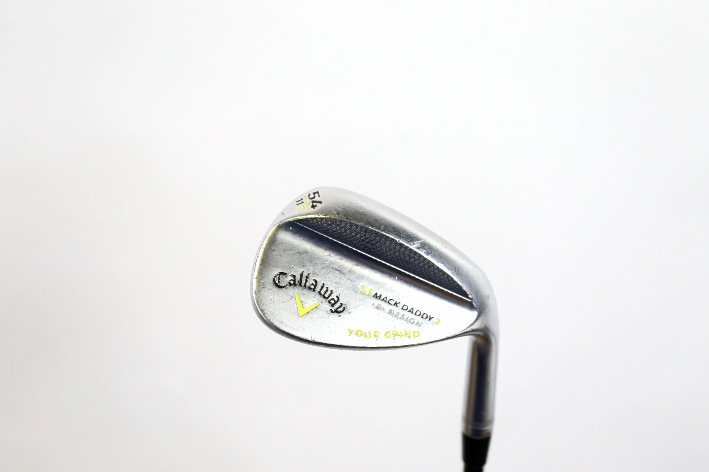 Callaway Mack Daddy 2 Chrome Sand Wedge 54* RH 34.5 In Graphite Shaft Stiff 3 Callaway Mack Daddy 2 Chrome Sand Wedge 54* RH 34.5 In Graphite Shaft Stiff