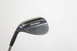 LEFTY Cleveland RTX-3 Black Satin 62* Wedge 35 In True Temper Steel Stiff