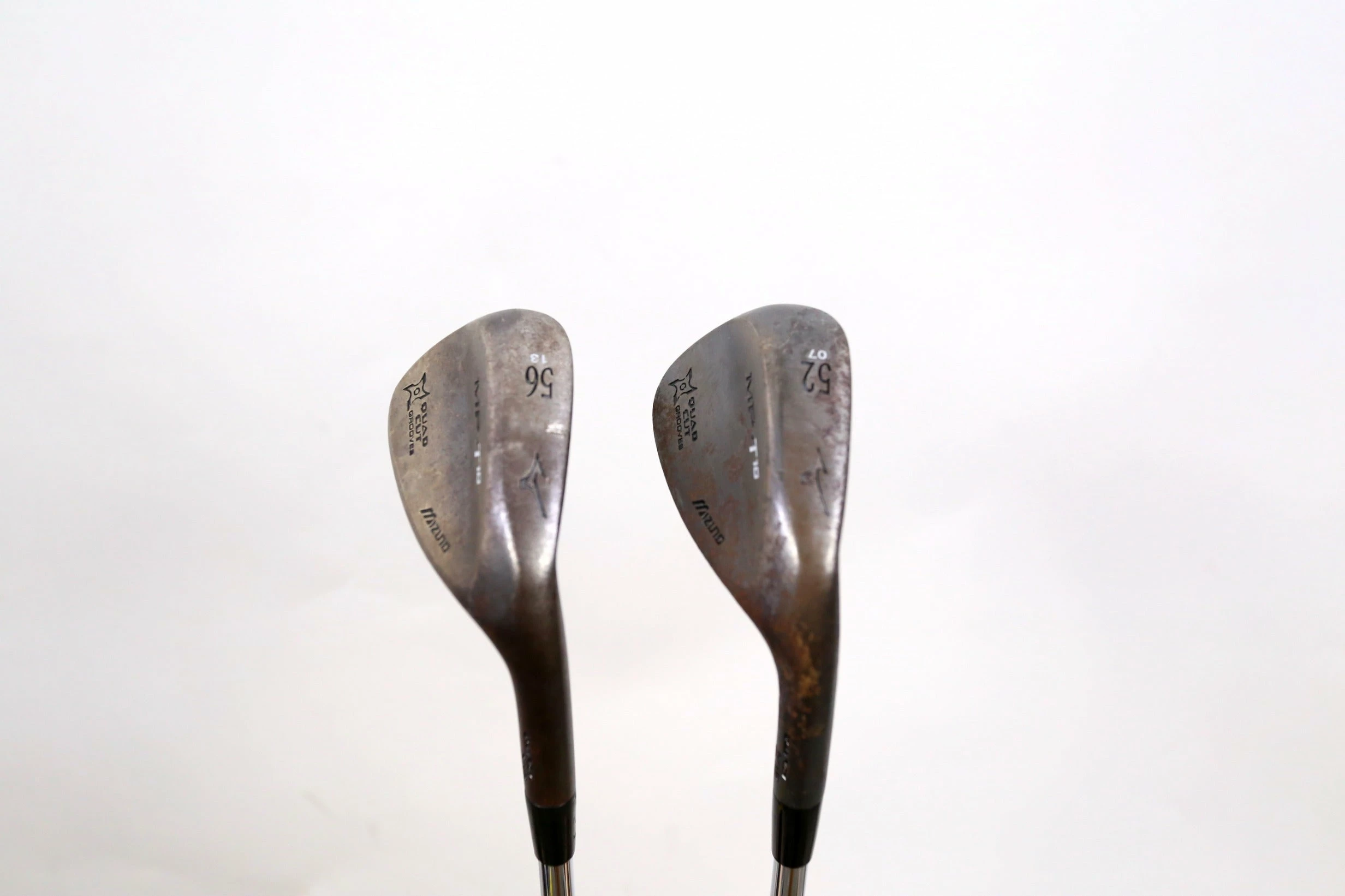 Mizuno MP T-10 Black Satin 52*, 56* Wedge Set RH True Temper Steel Shaft Stiff 8 Mizuno MP T-10 Black Satin 52*, 56* Wedge Set RH True Temper Steel Shaft Stiff - Image 6