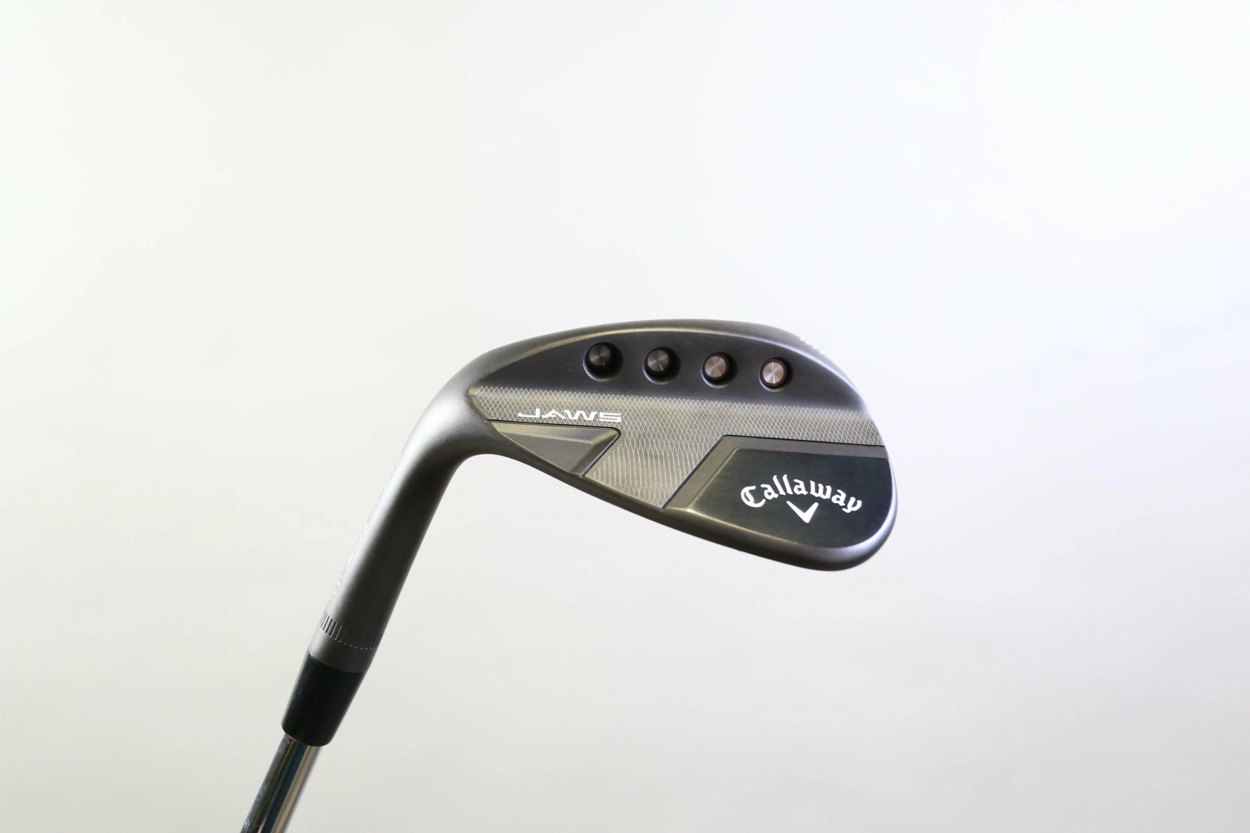 LEFTY Callaway JAWS Full Toe Black 56* Wedge 12* Bounce 35 In Steel Stiff Flex 3 LEFTY Callaway JAWS Full Toe Black 56* Wedge 12* Bounce 35 In Steel Stiff Flex