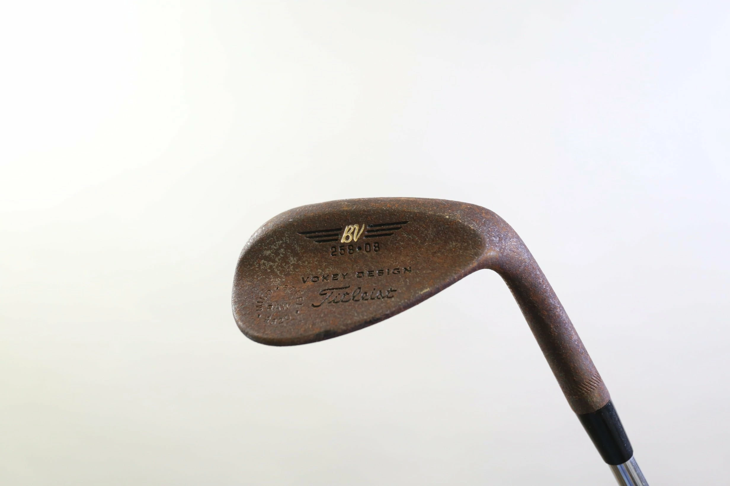Titleist Vokey Raw 200 Series 58* Wedge 8* Bounce RH 35 In Steel Stiff Flex 3 Titleist Vokey Raw 200 Series 58* Wedge 8* Bounce RH 35 In Steel Stiff Flex