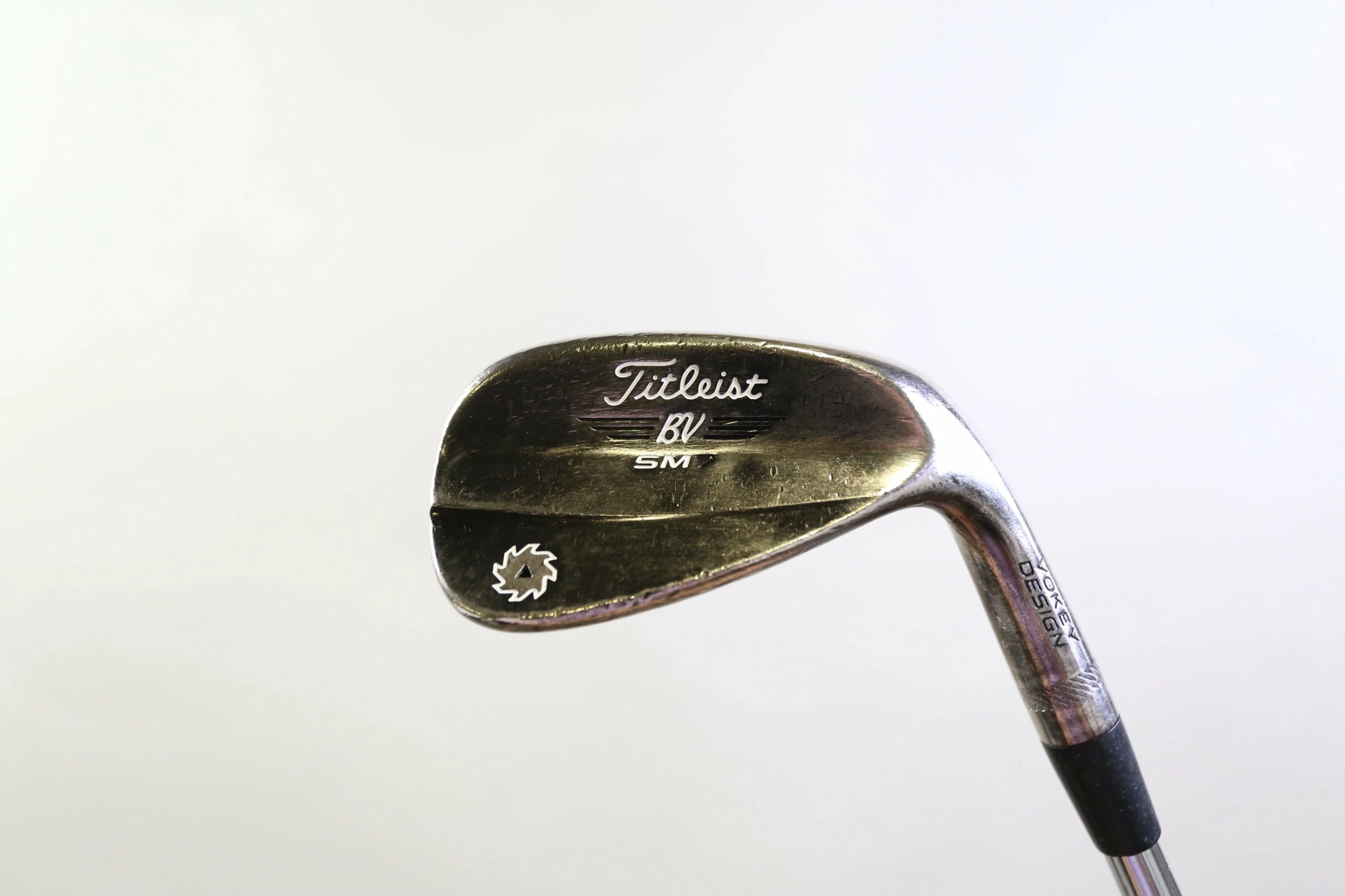 Titleist Vokey SM7 Brushed Steel 46* Wedge RH 35 In Steel Shaft Stiff Flex 3 Titleist Vokey SM7 Brushed Steel 46* Wedge RH 35 In Steel Shaft Stiff Flex