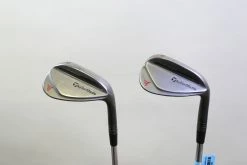 TaylorMade MG2 Black SB 50*, 54* Wedge Set RH Steel Shaft Stiff Flex