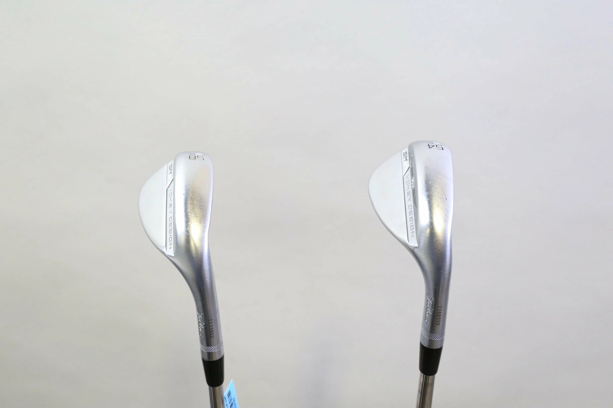 Titleist Vokey SM8 Tour Chrome S Grind 54*, 58* Wedge Set RH Steel Shafts Wedge 6 Titleist Vokey SM8 Tour Chrome S Grind 54*, 58* Wedge Set RH Steel Shafts Wedge - Image 4