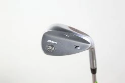 Mizuno T7 White Satin 58* Wedge 8* Bounce RH 35.5 In KBS Steel Regular Flex