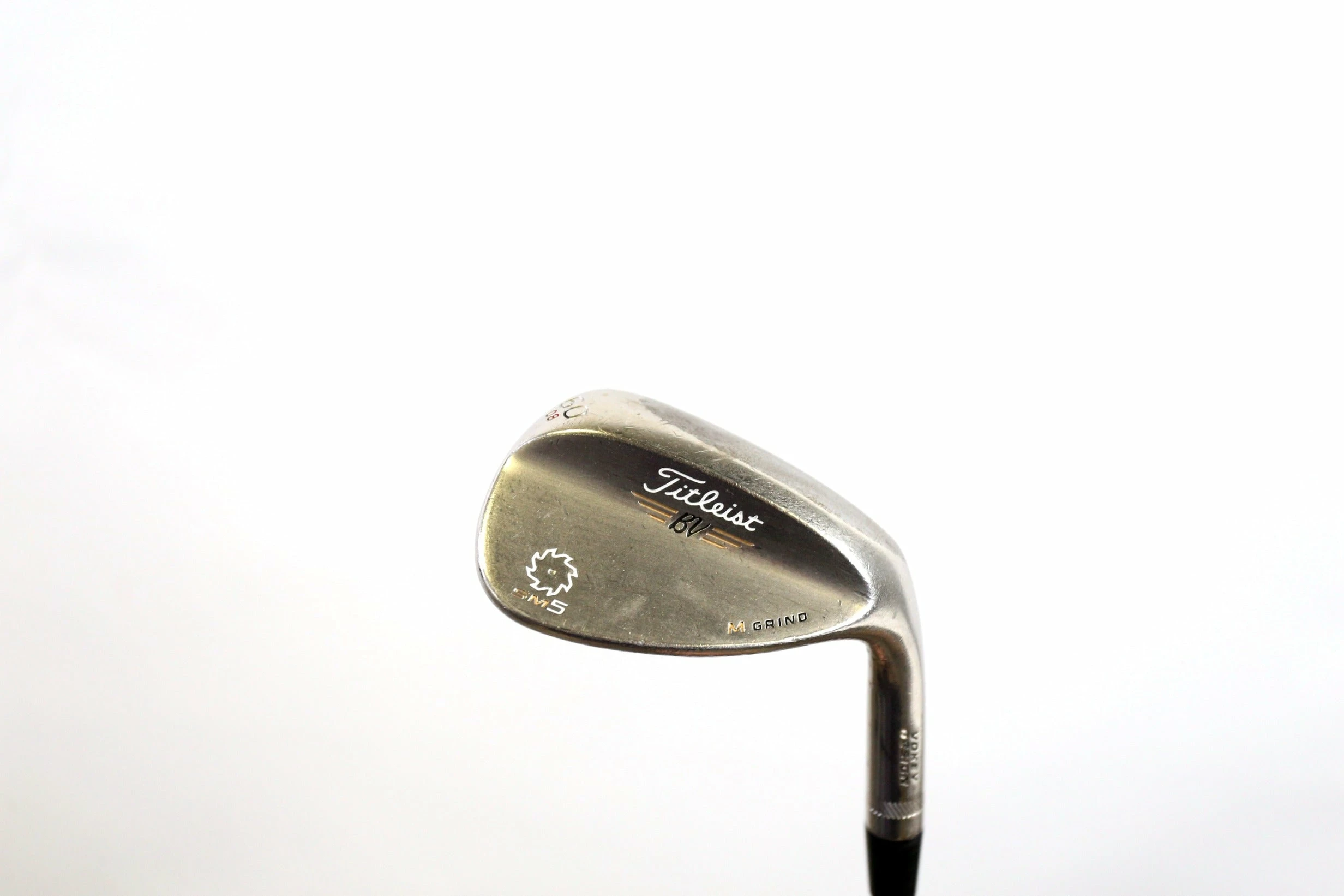 Titleist Vokey SM5 Gold Nickel 60* Wedge RH 35 In Steel Shaft Stiff Flex 3 Titleist Vokey SM5 Gold Nickel 60* Wedge RH 35 In Steel Shaft Stiff Flex