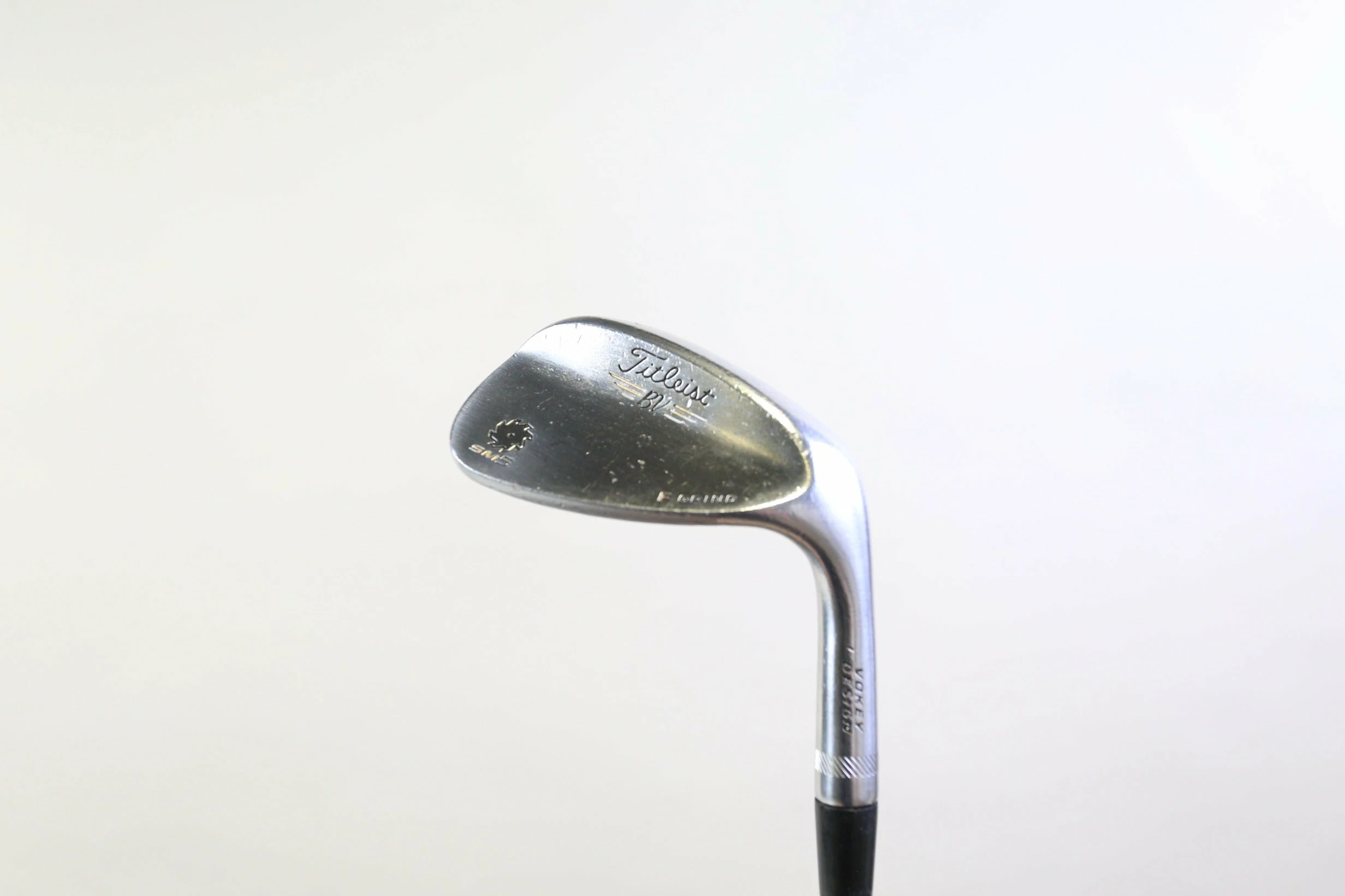 Titleist Vokey SM5 Tour Chrome F Grind 52* Wedge RH 35.25 In 8* Steel Wedge Flex 6 Titleist Vokey SM5 Tour Chrome F Grind 52* Wedge RH 35.25 In 8* Steel Wedge Flex - Image 4