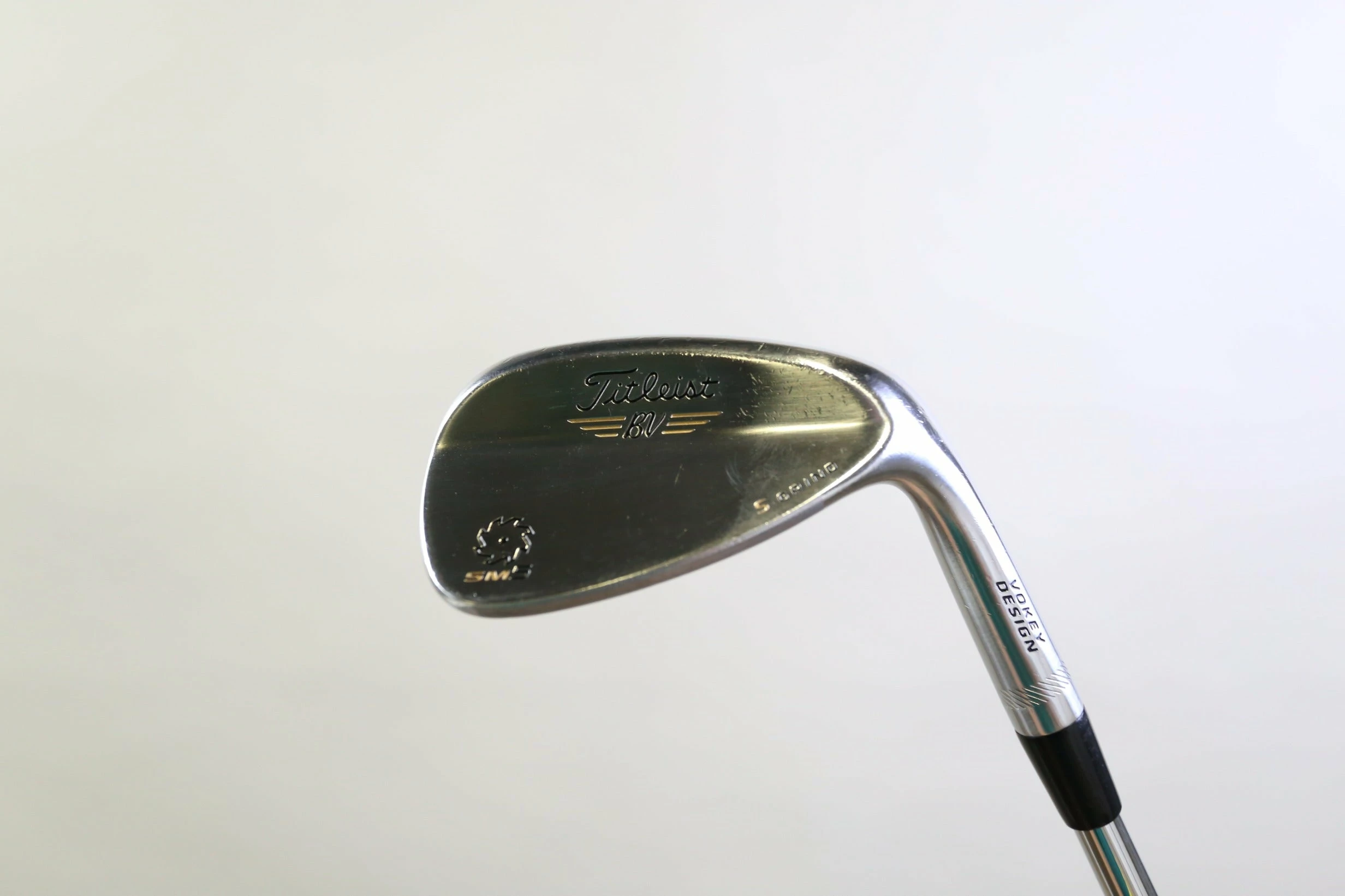 Titleist Vokey SM5 Tour Chrome Sand Wedge 54* RH 34.75 In Steel Shaft Stiff Flex 3 Titleist Vokey SM5 Tour Chrome Sand Wedge 54* RH 34.75 In Steel Shaft Stiff Flex
